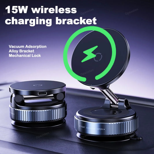 Magnetic Wireless Charger Phone Holder 360° Rotation