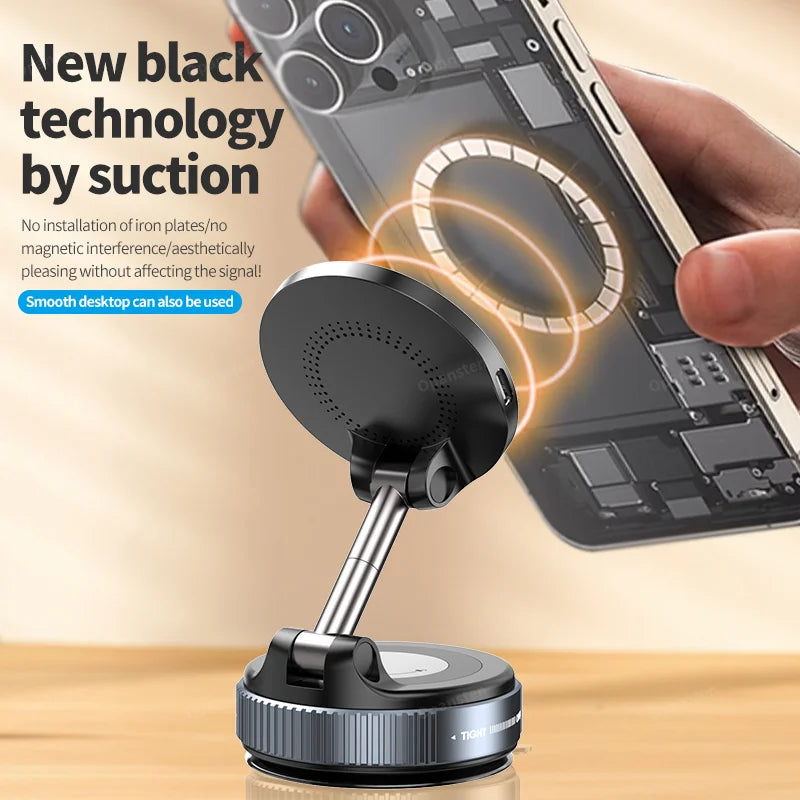 Magnetic Wireless Charger Phone Holder 360° Rotation
